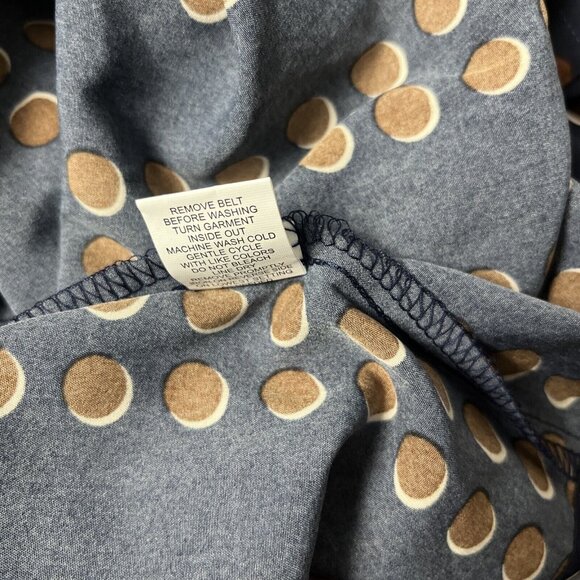 Ny Collection Women's 1X Size 3/4 Roll Tab Sleeve Shirtdress, Navy, NWT - Picture 8 of 8